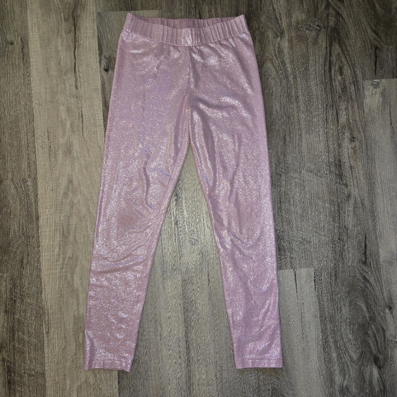 Sparkly Kids Leggings‎ Set - Pink, Gold, and Blue Girls Play Clothes - Picture 2 of 14